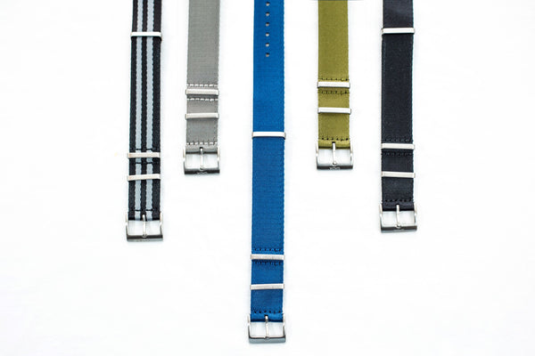 Luxury NATO strap - ADMIRALTY GREY