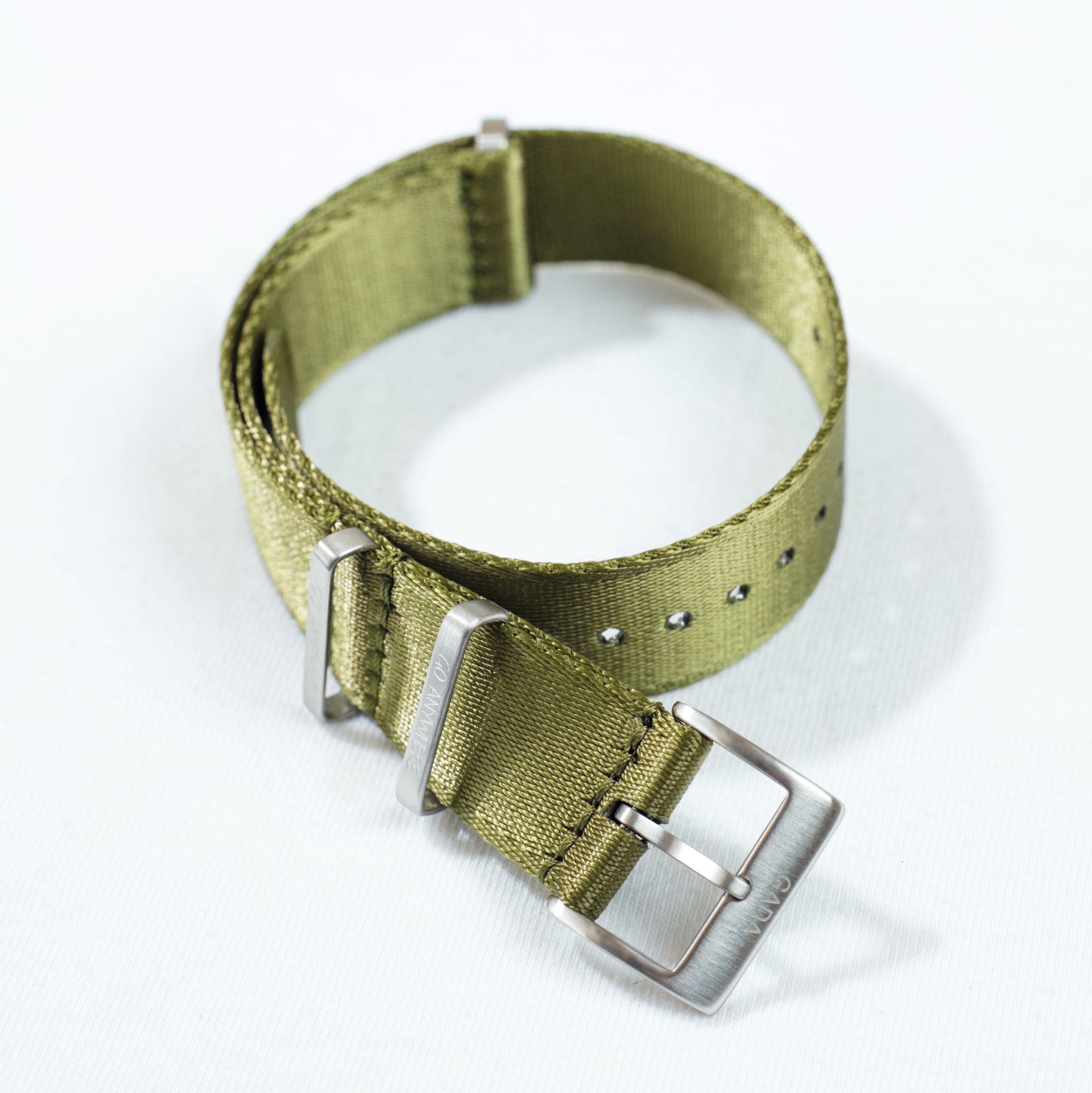 Luxury NATO strap - ARMY GREEN