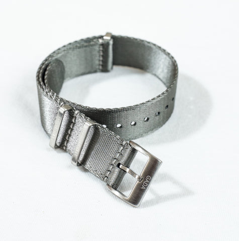 Luxury NATO strap - ADMIRALTY GREY